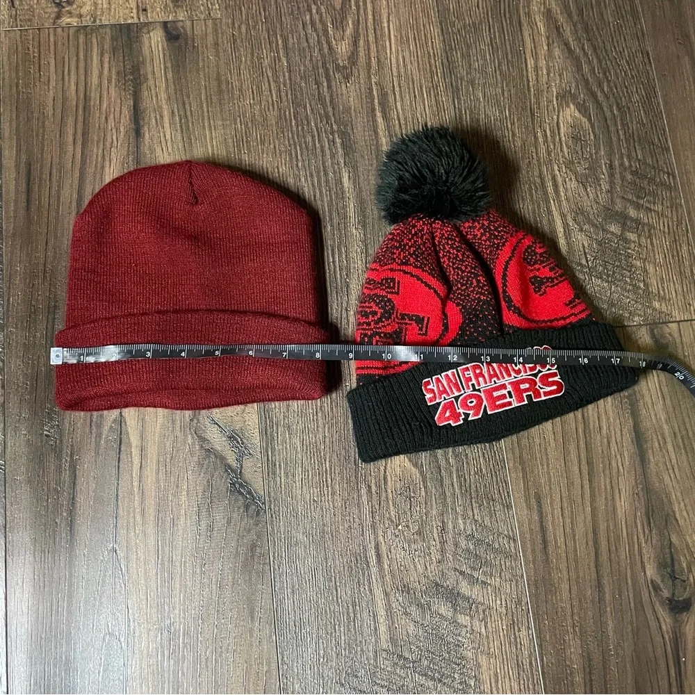 49ers beanie set of 2 San Francisco NFL kids youth